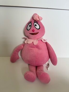 Yo Gabba Gabba Foofa Plush Toy Pink Character Doll